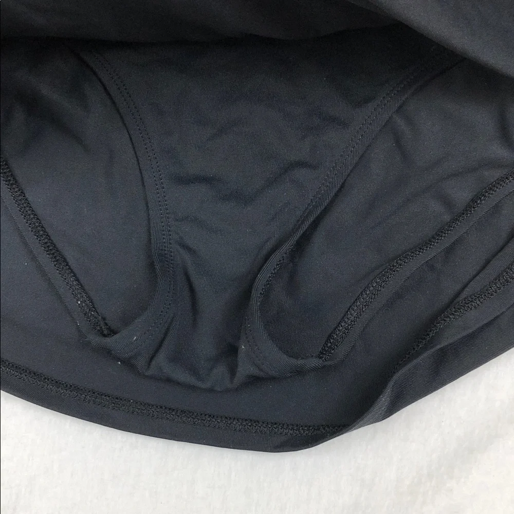 Chaps Black Swim Skirt Sz 10 (S2)